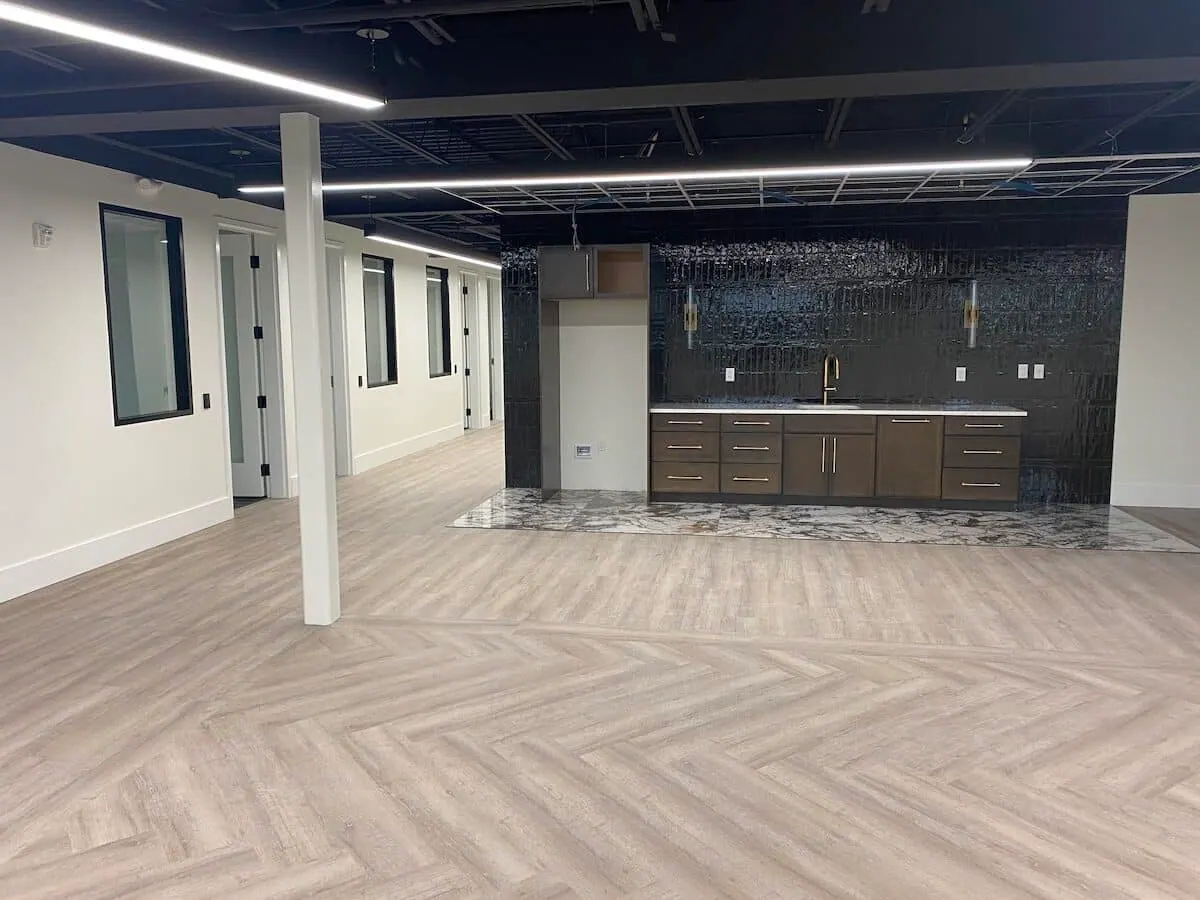 Commercial trim work