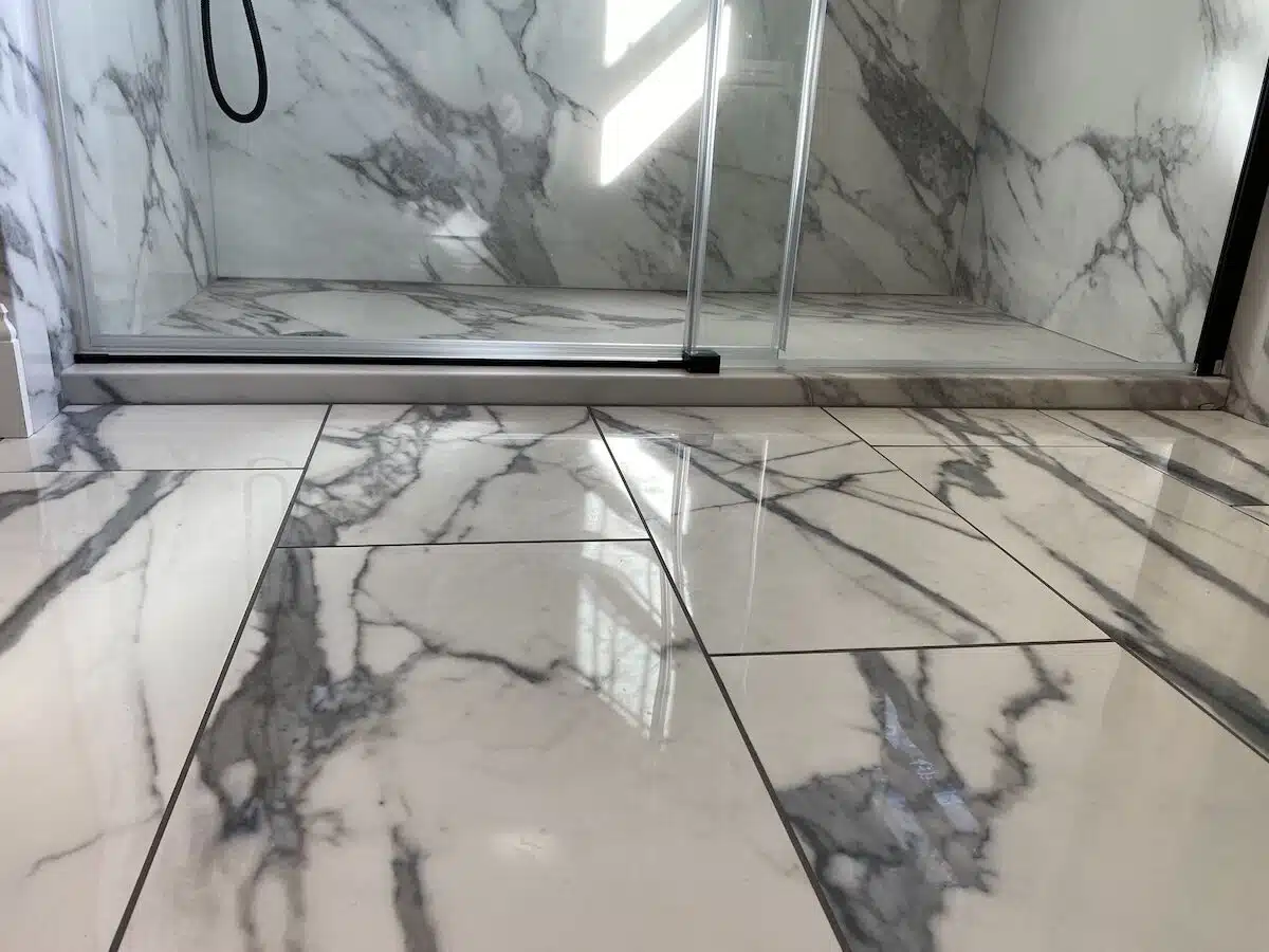 Custom flooring tile work